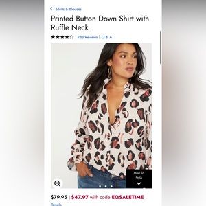 ELOQUII blouse size 22